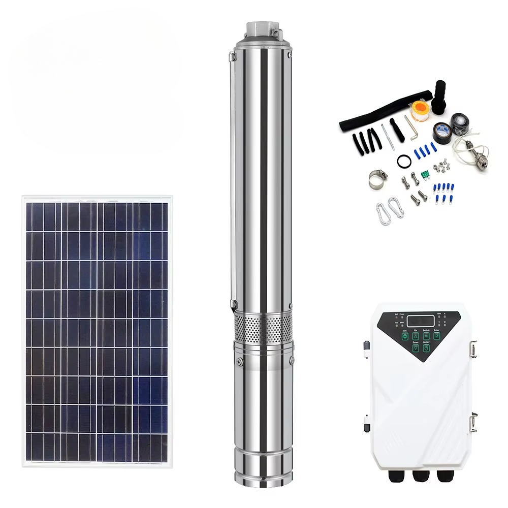 Solar Water Pump - مضخة مياه غاطسة تعمل بالطاقة الشمسية