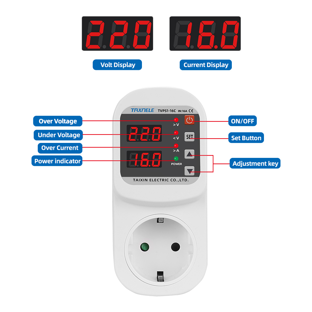 واقي تيار الجهد التلقائي ، قاب - مراجعة Ac Surge Protector وسعره