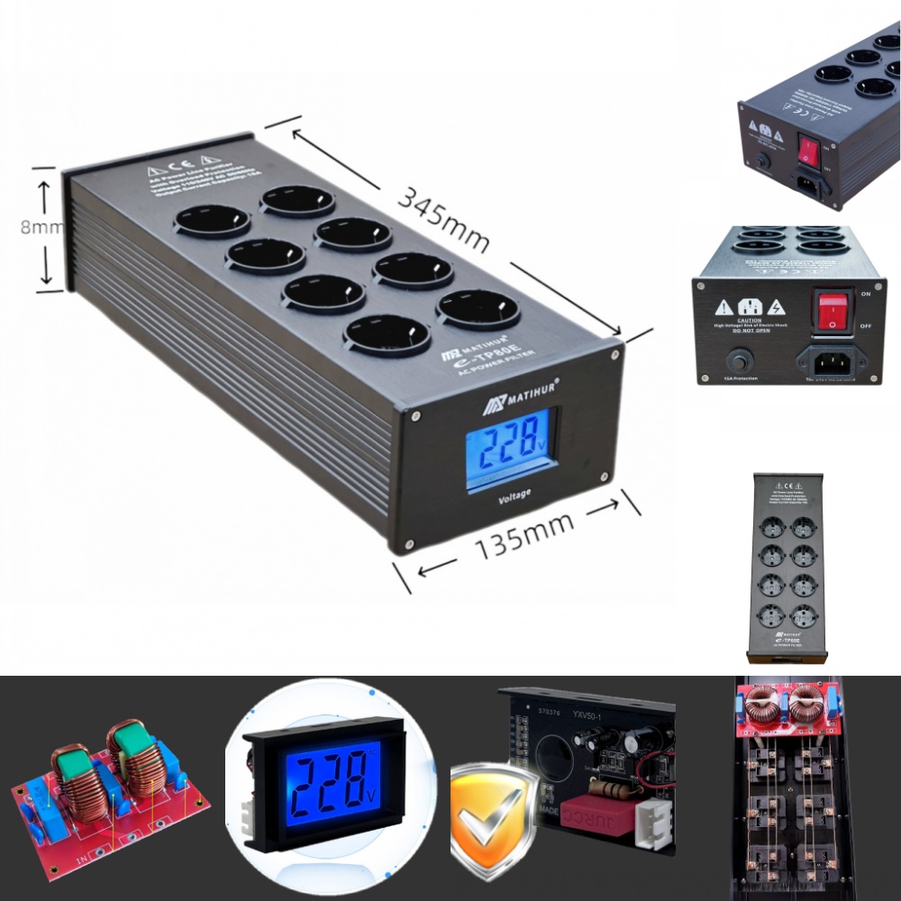ماتيهور e-TP80 الصوت الضوضاء ا - مراجعة Ac Surge Protector وسعره