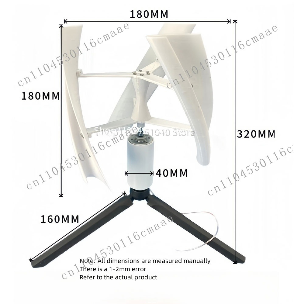 جديد لتقوم بها بنفسك شفرة مروح - مراجعة Mini Wind Turbine Vertical وسعره