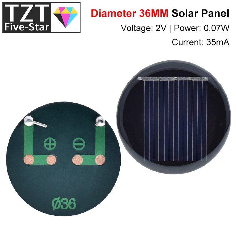 1/3/5 قطعة 2 فولت 35mA 0.07 وا - مراجعة Jinko Solar Panel Cheetah وسعره