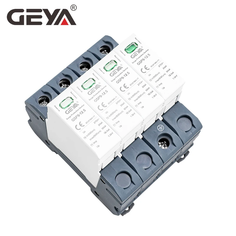 GEYA GSP9 12.5KA T1 + T2 SPD 4 - مراجعة Ac Surge Protector وسعره