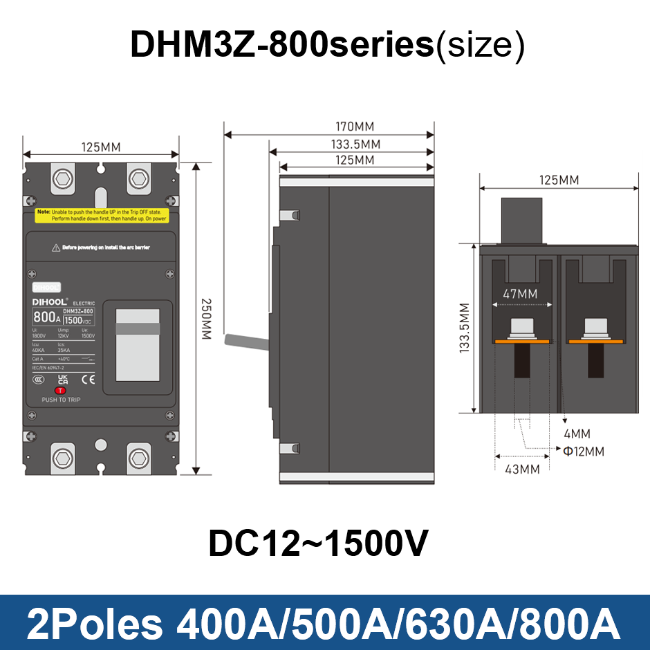 تيار مستمر MCCB مصبوب قطاع دار - مراجعة Ac Surge Protector وسعره