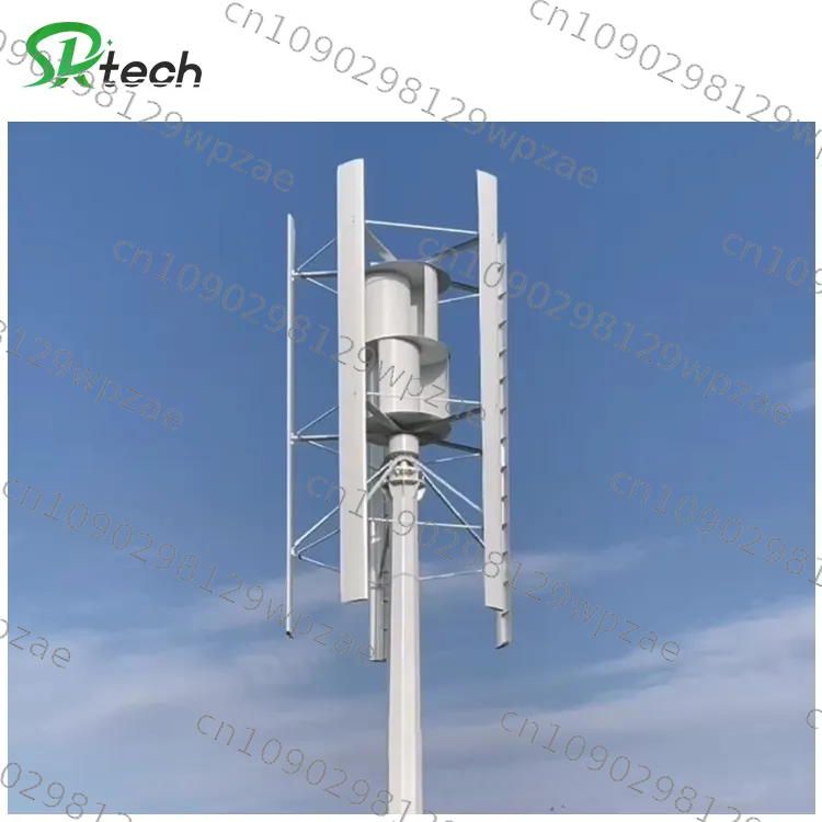 مولد طاقة الرياح العمودي الصغي - مراجعة Mini Wind Turbine Vertical وسعره