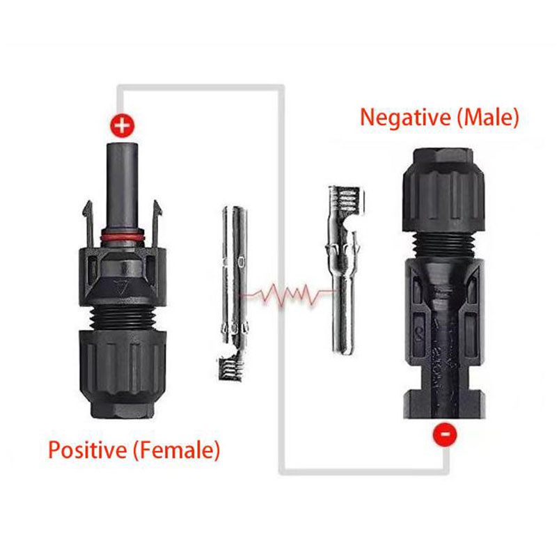 5/10 أزواج موصلات الطاقة الشمس - مراجعة Solar Cable Mc4 Connector وسعره